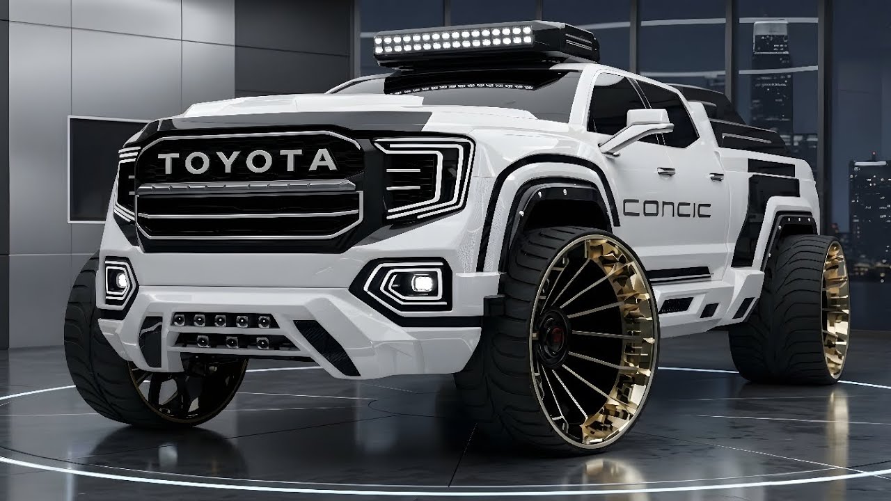 Этот футуристический концептуальный пикап Toyota Concic 4x4 выглядит незаконно!