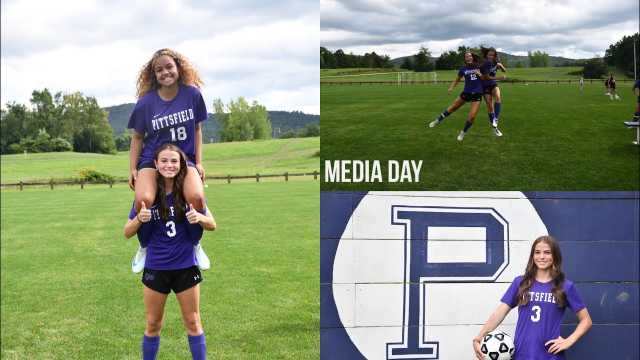 My last soccer media day [senior year]
