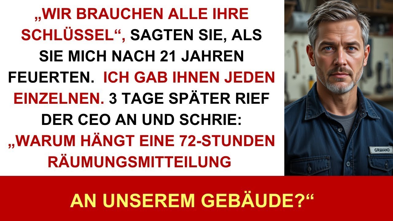 Sie feuerten mich  Ich warf sie raus – 21 Jahre, ein Mietvertrag, und am Ende： reine Gerechtigkei