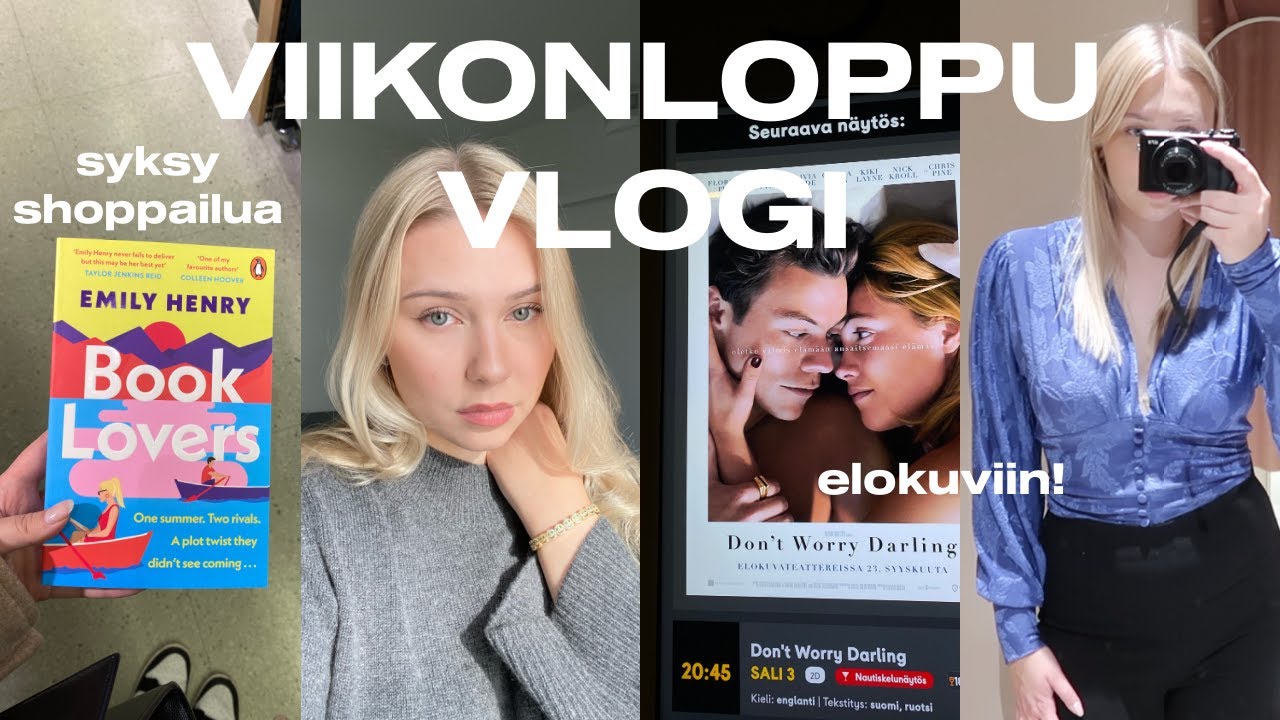 VLOGI: leffailtaa, ruokaostoksia, syksyn shoppailuja 🍂 | Lotta Liikanen