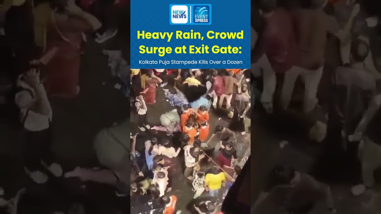 Heavy Rain, Crowd Surge at Exit Gate: Kolkata Puja Stampede Kills Over a Dozen