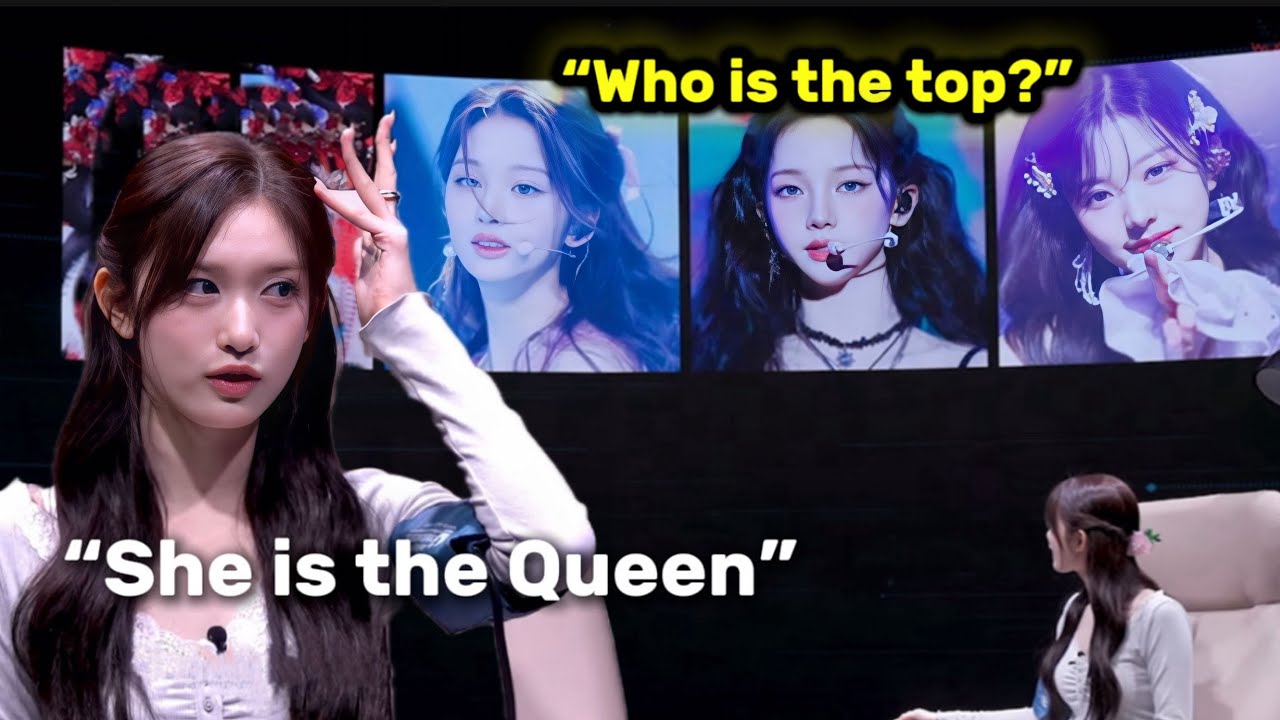 IVE LEESEO getting asked of who is the top among WONYOUNG, KARINA and SULLYOON