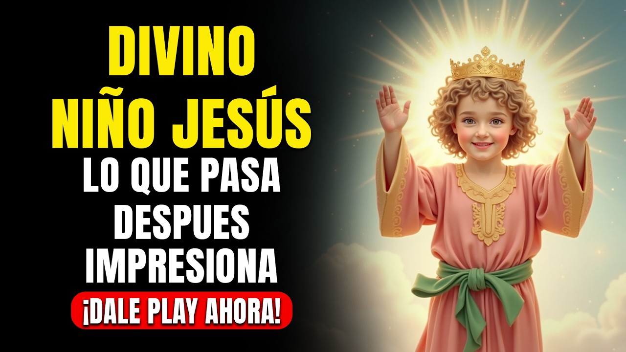 💖ORACIÓN AL DIVINO NIÑO JESÚS 🙏 PARA PEDIR UN MILAGRO Y UNA GRACIA