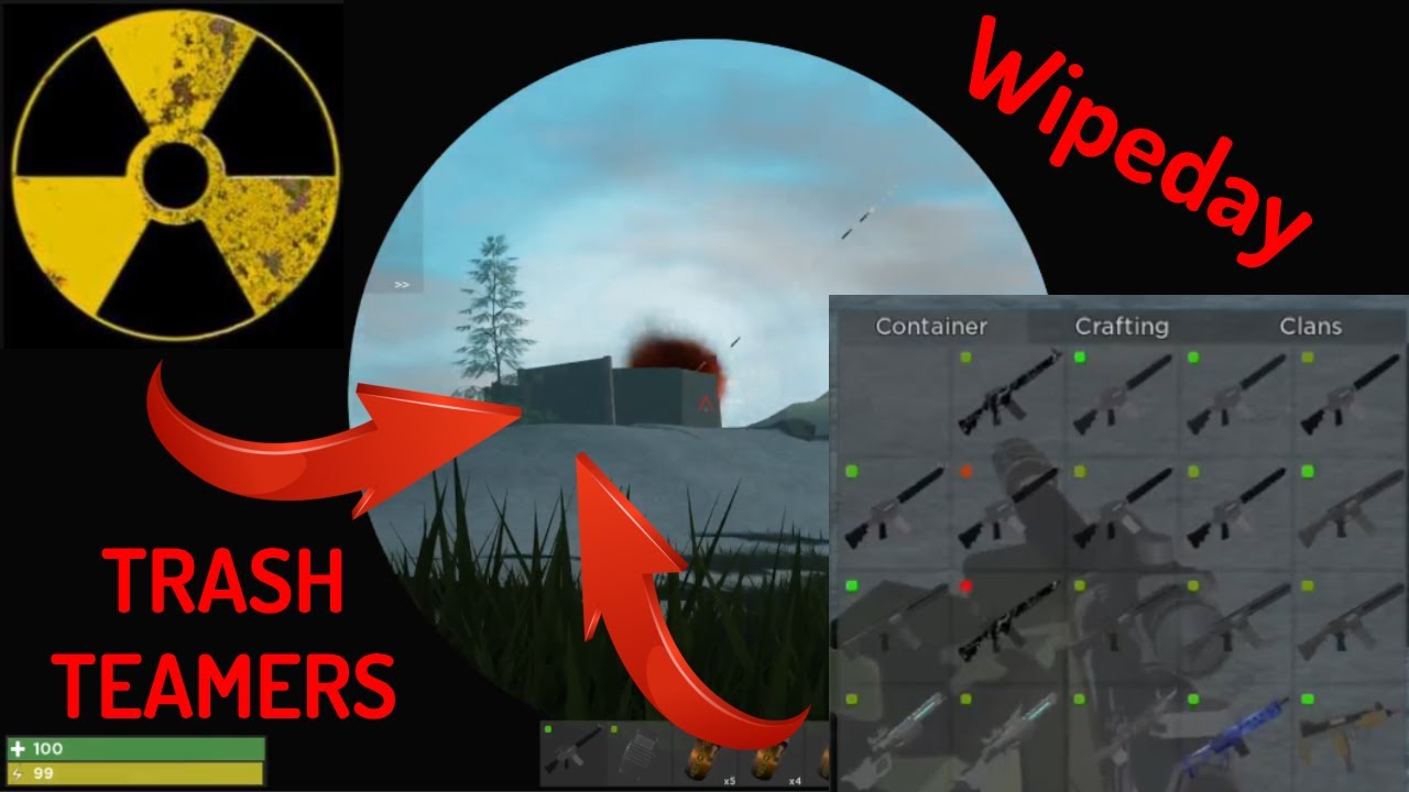 Using A Tactical Nuke On Teamers In Trident Survival!!!  *WIPEDAY*