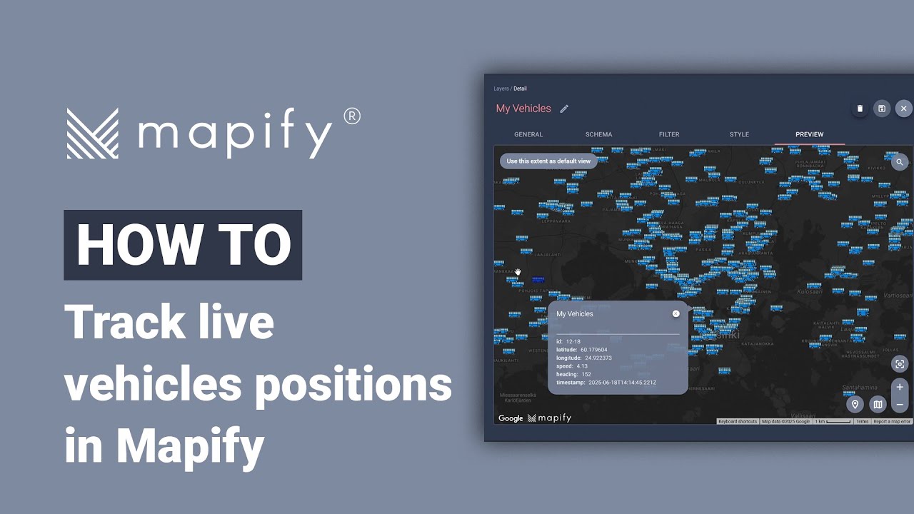 How to Track Live Vehicles in Mapify