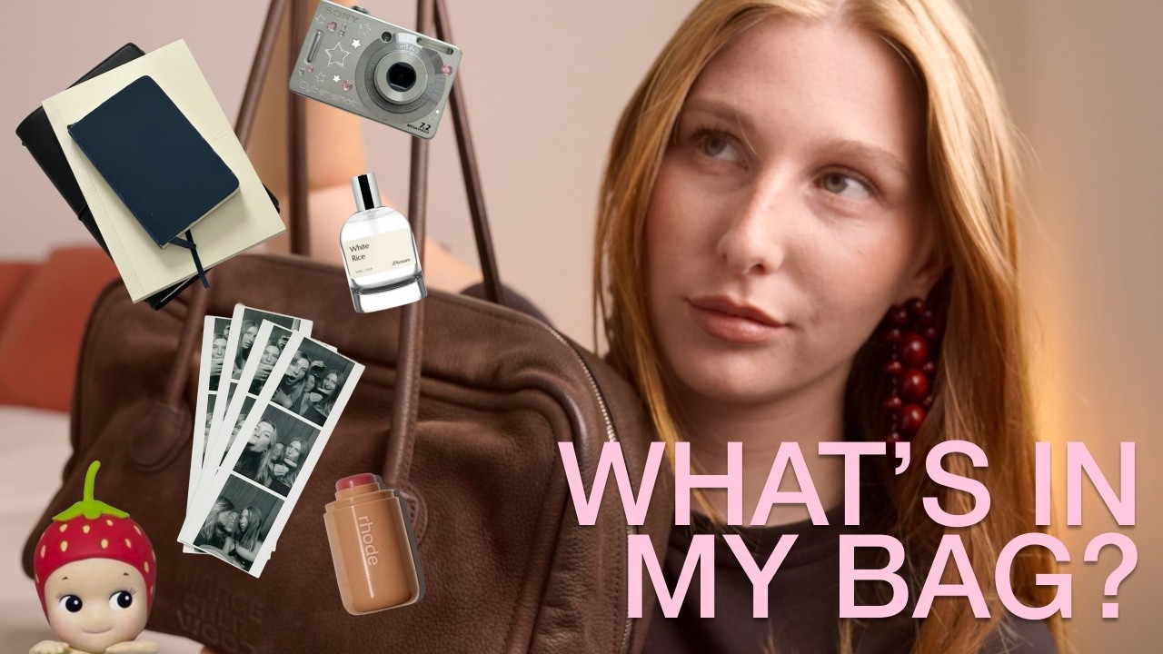 WHAT'S IN MY BAG? 🦢 journaling ecosystem, everyday essentials, sonny angels, fragrance