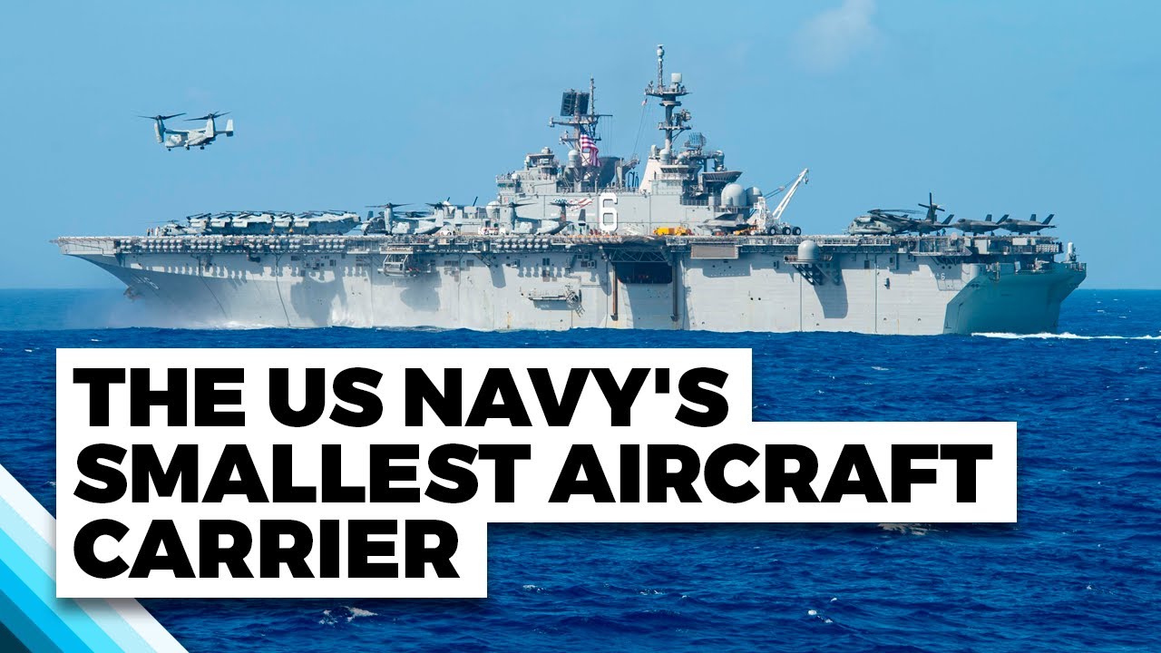 NAJMNIEJSZY lotniskowiec Marynarki Wojennej USA | USS America LHA-6