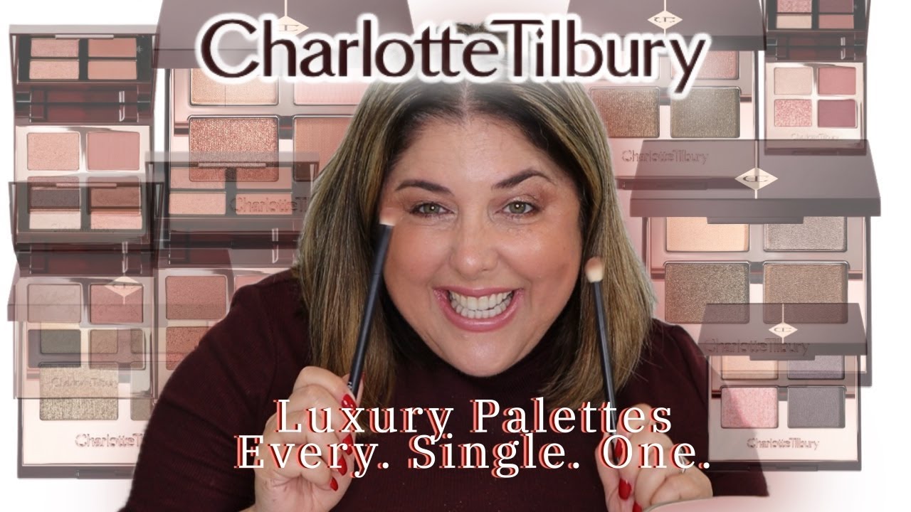 Роскошные тени для век CHARLOTTE TILBURY, 4 палетки, каждая из которых — БОЛЕЕ 30 ПАЛЕТ!