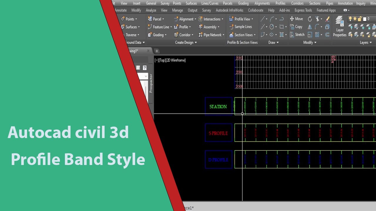 Profile Band Style | Autocad Civil 3d | Malayalam Tutorial