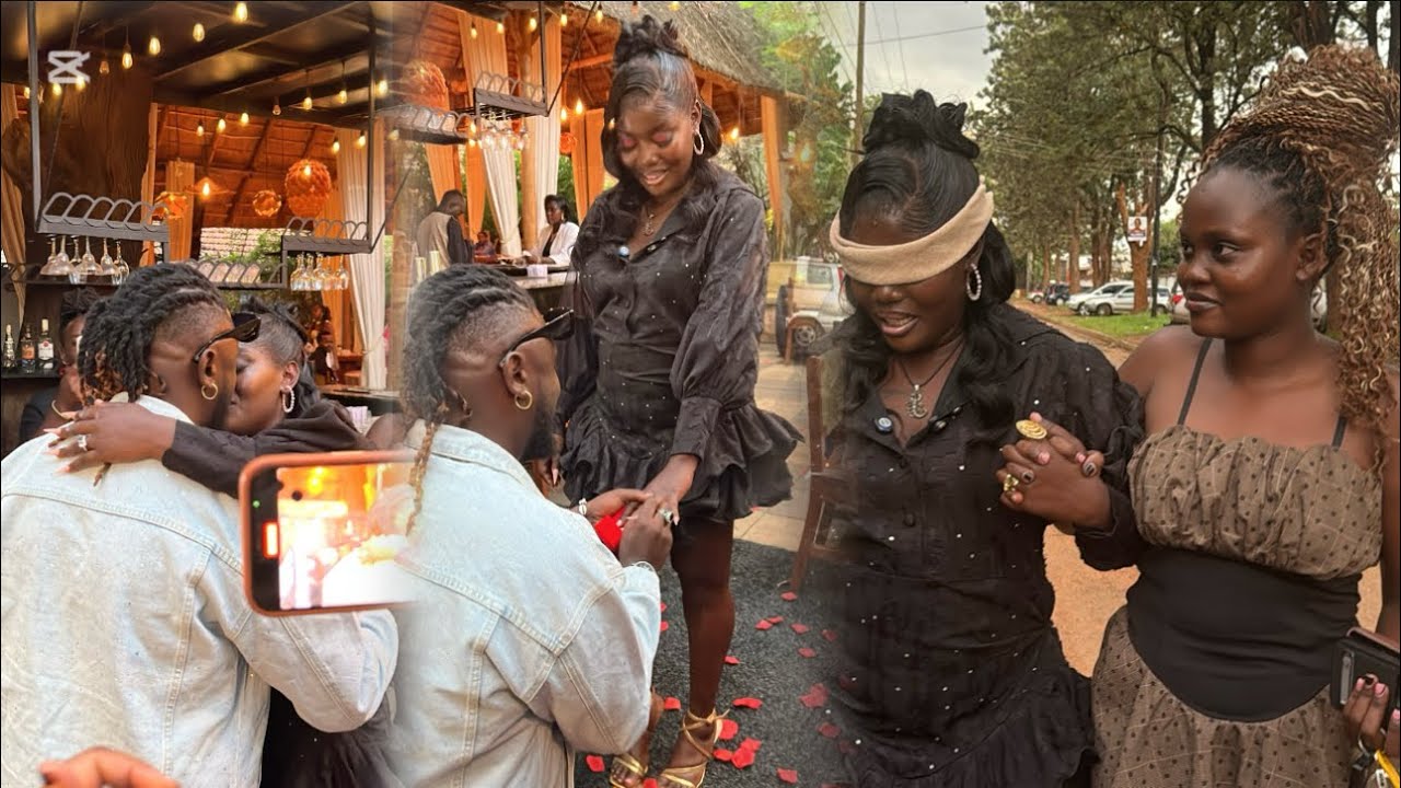 Will you Marry me ?? Black Shuga bamukubyeko Surprise ya Proposal, Amos Lovinz amujje kulujja 