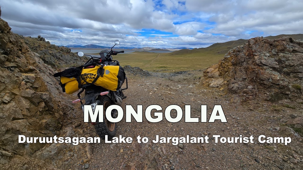 Mongolia on two wheels-solo motorcycle adventure Duruutsagaan Lake to Jargalant Tourist Camp