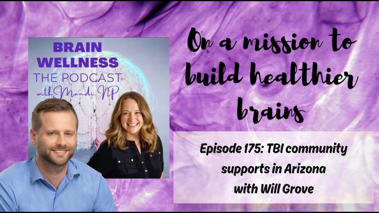 Brain Wellness #podcast episode 175: TBI community supports in Arizona with Will Grove