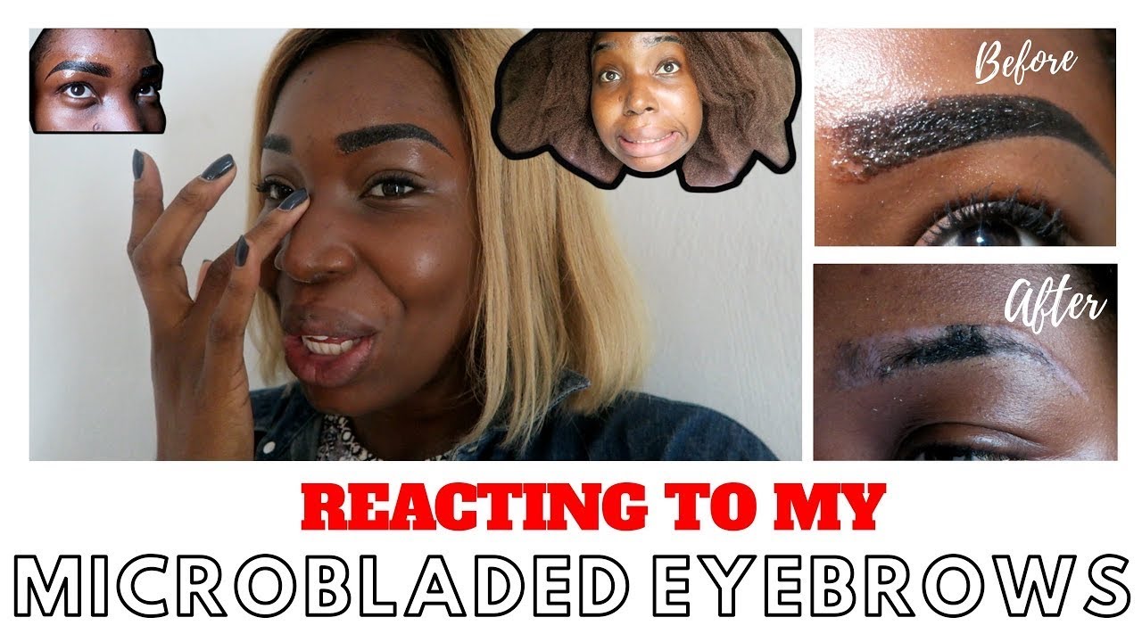 My Horrible MicroBlading Healing Process Day 1 to 12 | I Got A Wound and Reaction