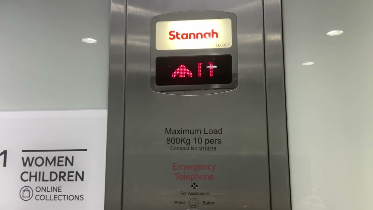 Lift in Next in Friary shopping centre