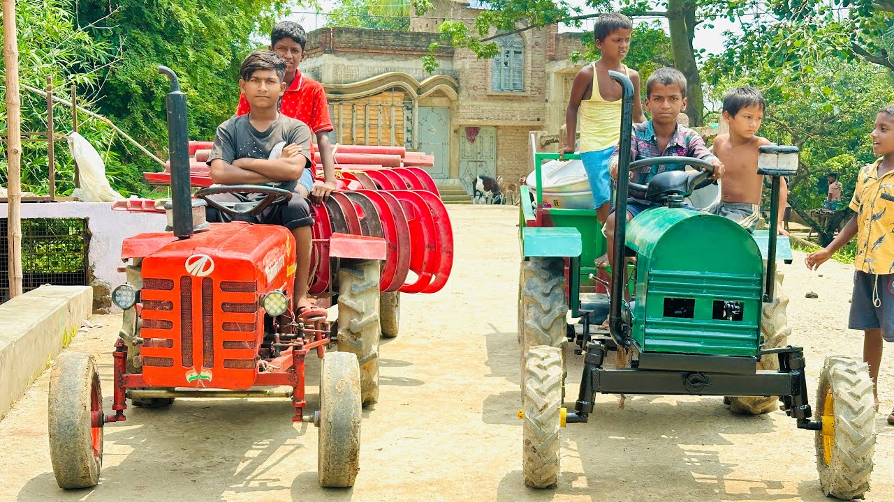 We Brought the Chair Table and Hunder in the Mini Mahindra and Eicher Tractor | Mini Tractor