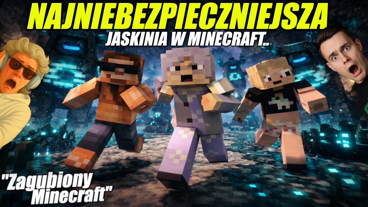 POSZLIŚMY DO NAJNIEBEZPIECZNIEJSZEJ JASKINI w MINECRAFT.. 😱 