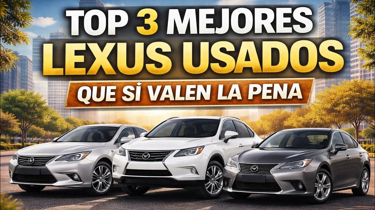 TOP 3 LEXUS [USADOS]  🚗 (QUE VALEN MUCHO LA PENA) ✅  | TU AUTO IDEAL 