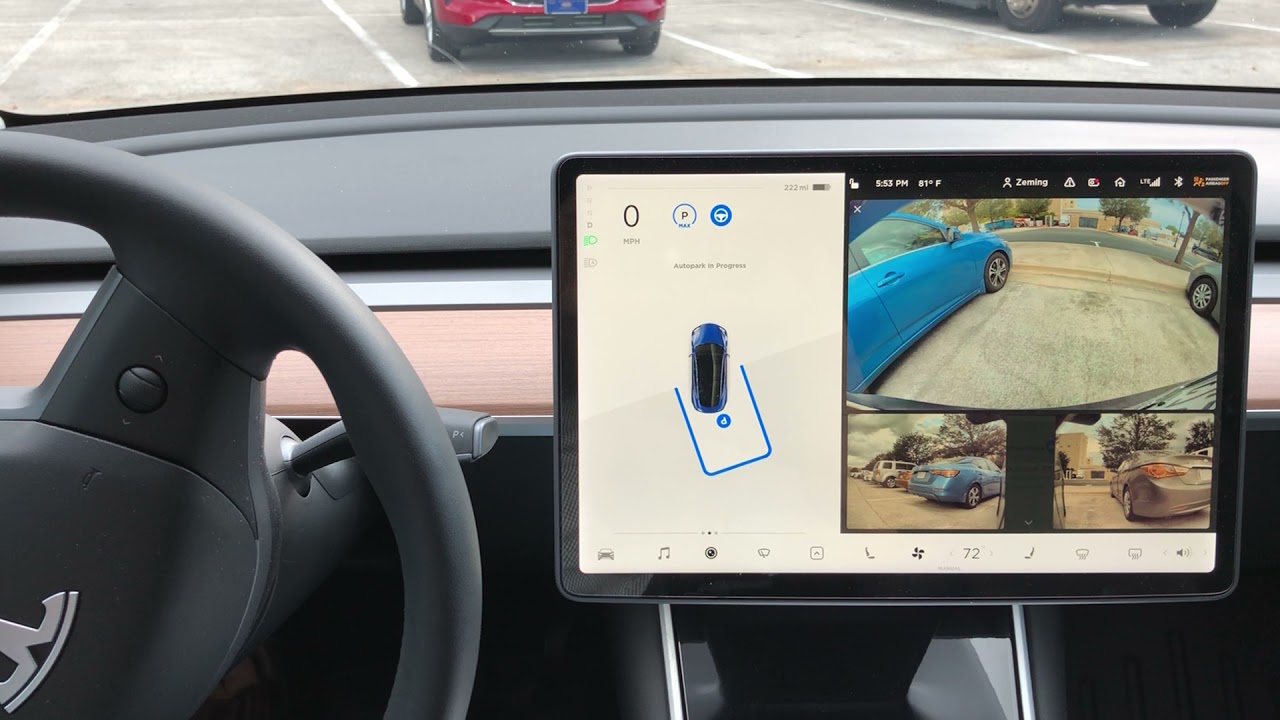 Tesla Model Y - Autopark