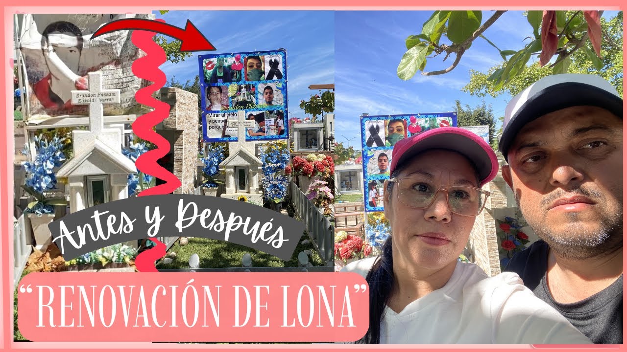 ¡INCREÍBLE! Así quedó la tumba con su nueva foto en la Lona🖼️✨