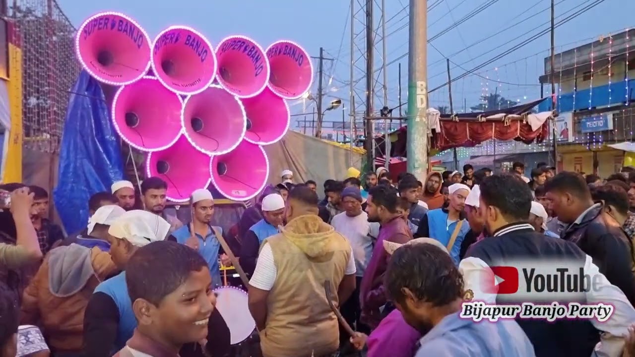 #bijapurmoharrambanjo | J M Road Bijapur | Bijapur Moharram Banjo 🥁🎺🎷🎹🕺