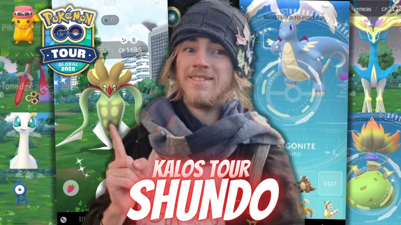 I Caught a SHUNDO On The Final Day of Global *KALOS TOUR*! Over 60+ Shinies Caught! - Pokémon GO