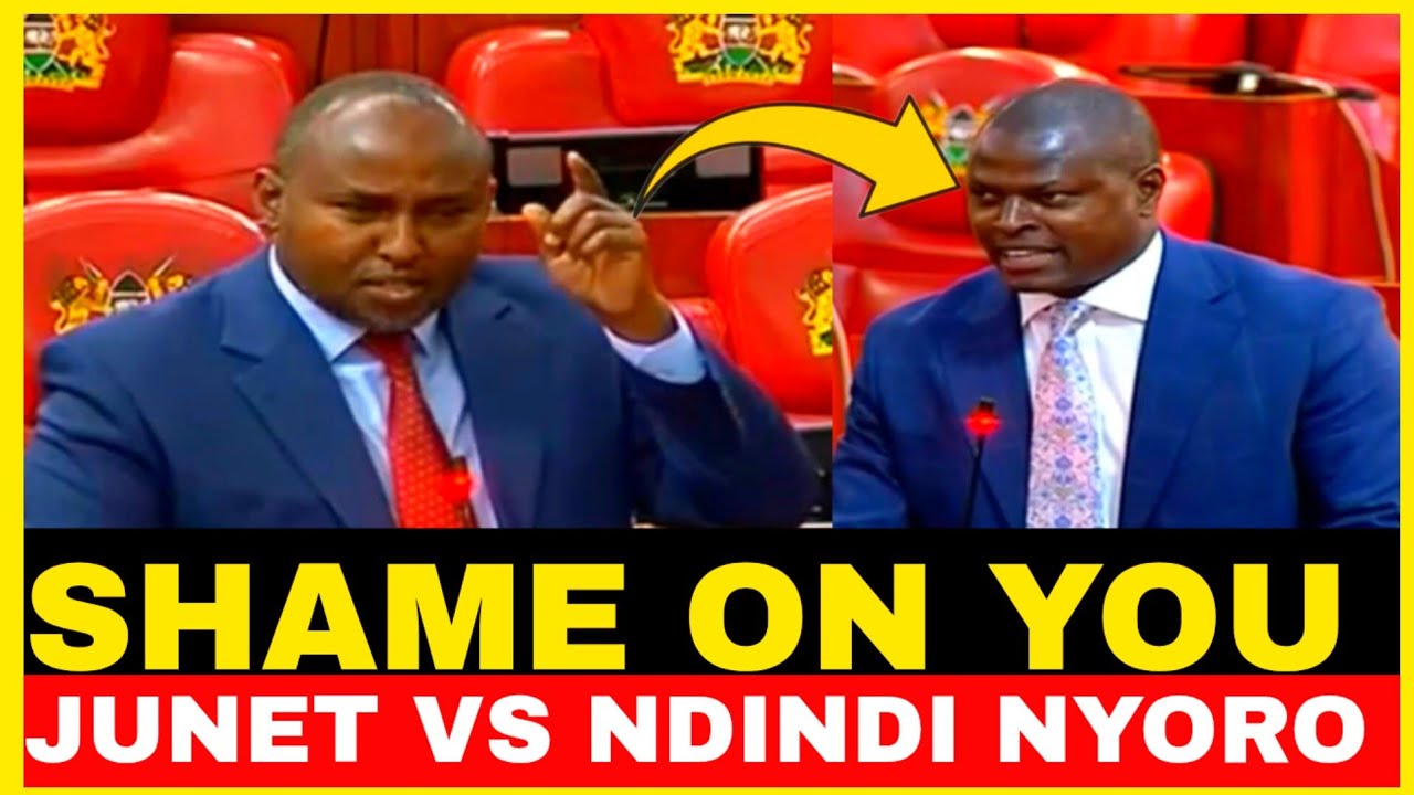 SHAME ON YOU TUMIA AKILI!!FURIOUS JUNET MUHAMMED LECTURES NDINDI NYORO IN PARLIAMENT 