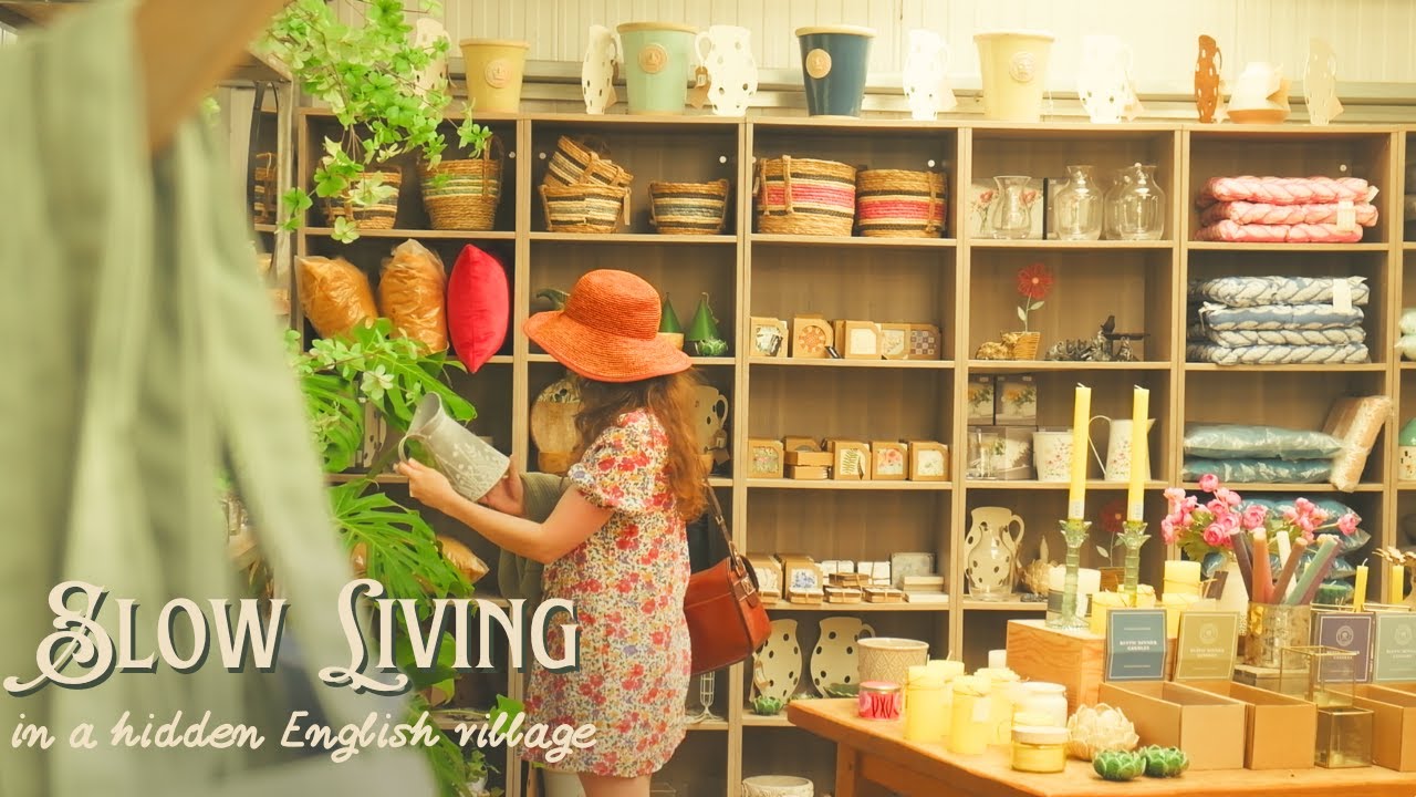 Cozy Cottage Day 🌸 Lemon Cake Baking, Countryside Shops & Cottagecore Dresses