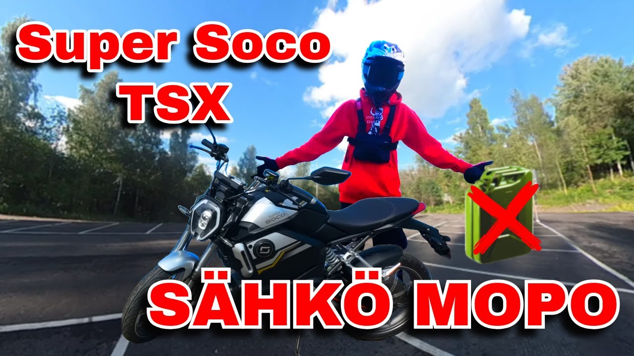 SUPER SOCO TSX  SähköMopo Testi