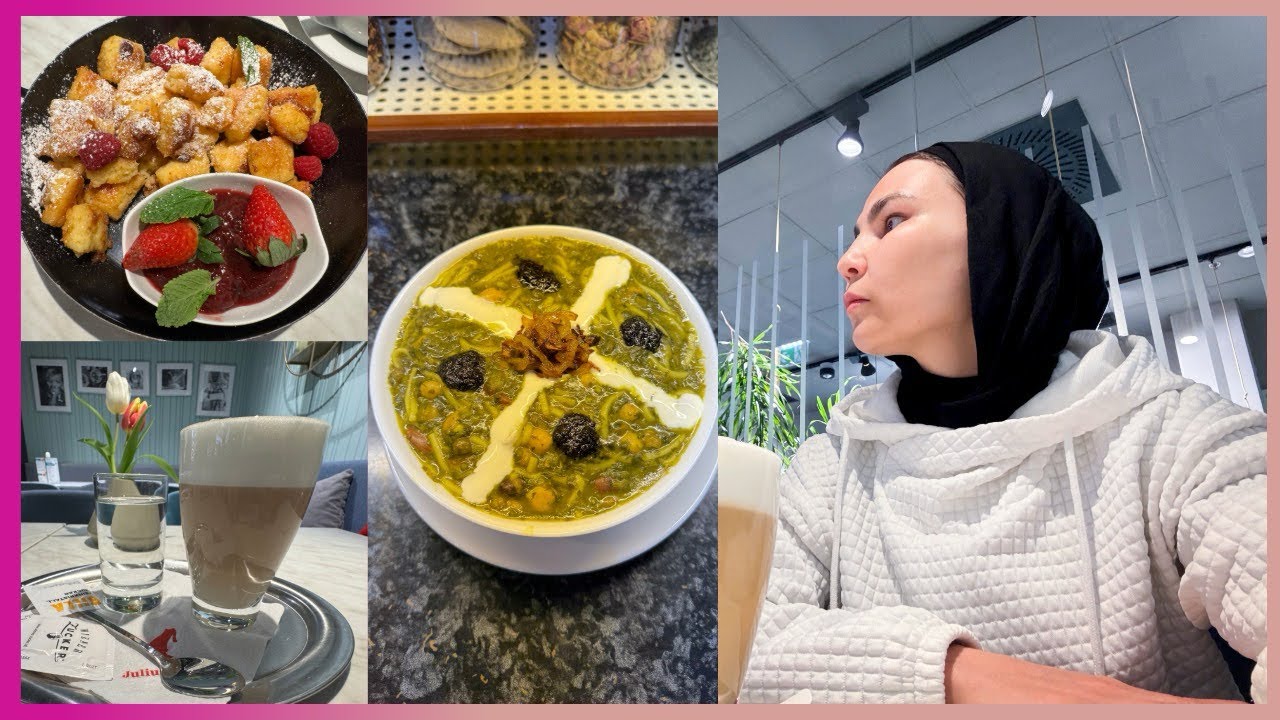 روزمرگی هایی که حالمو خوب میکنن/یه روز سرد باطعم قهوه و خریدای کوچیک🤗🍃وآش رشته خوشمزه❤️