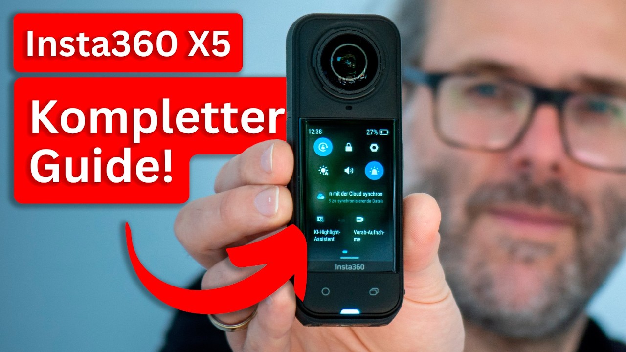 Insta360 X5 Tutorial – Kompletter Guide zu allen Funktionen & Einstellungen