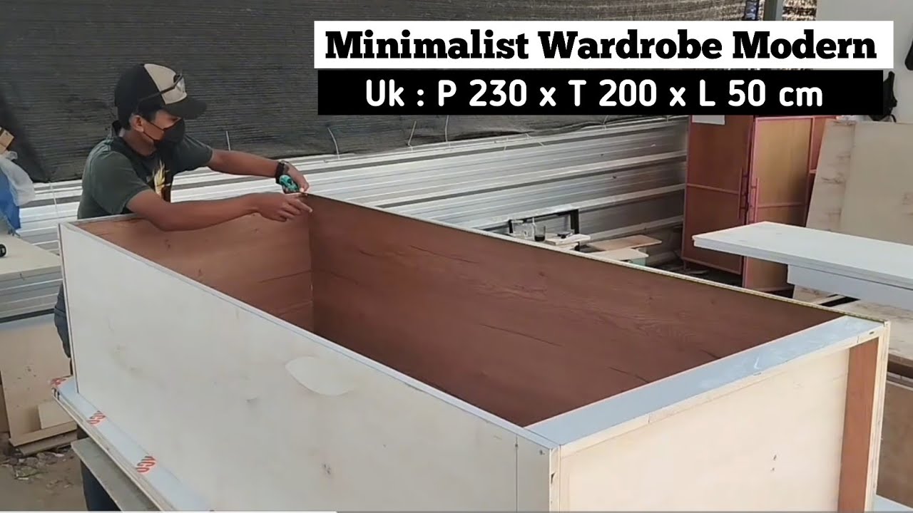 Membuat Lemari Minimalis Modern