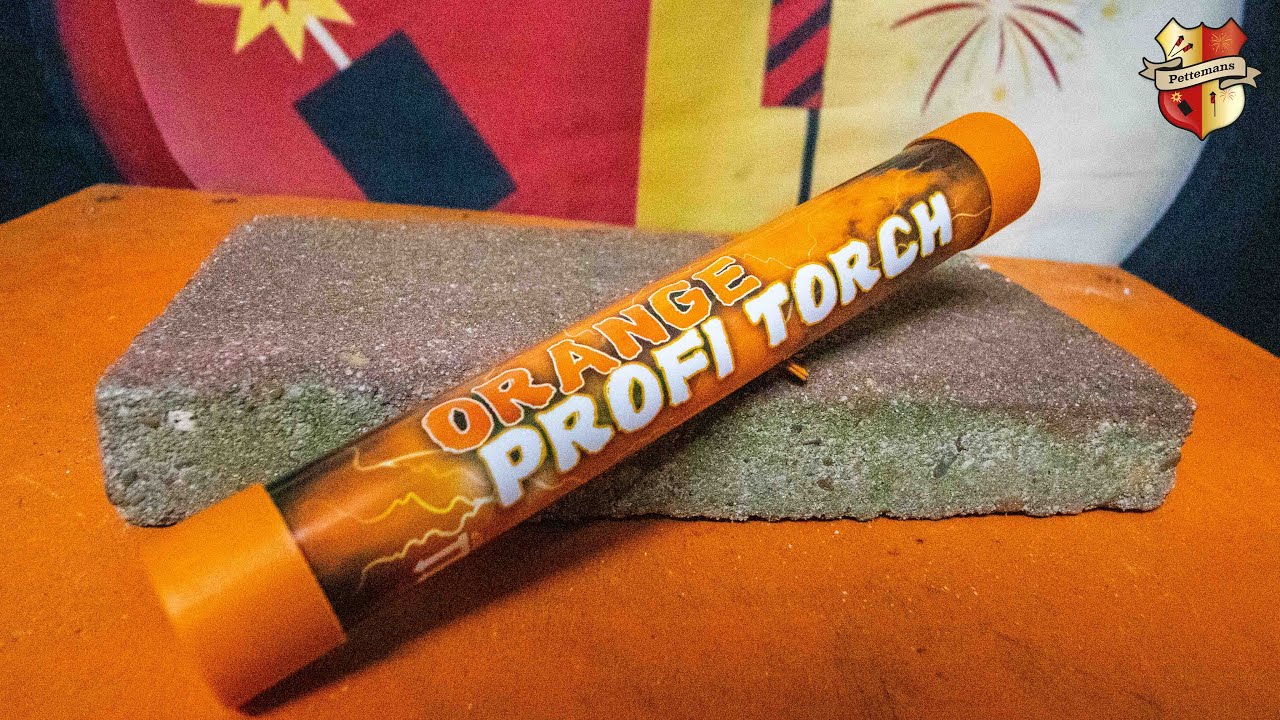 Profi Torch Orange - Broekhoff Fakkel Vuurwerk
