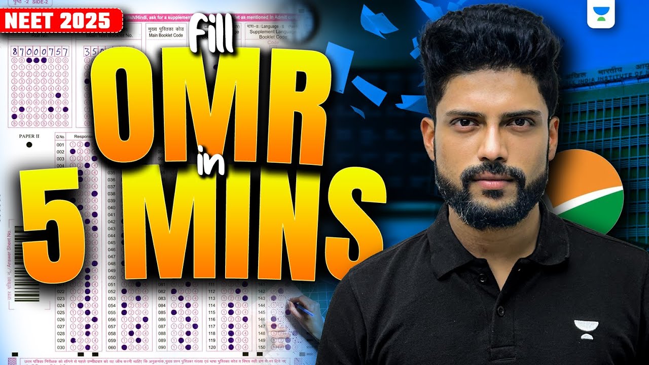 Best Technique to fill OMR with 100% Accuracy in NEET 2025 | Toppers Strategy by Prateek Jain