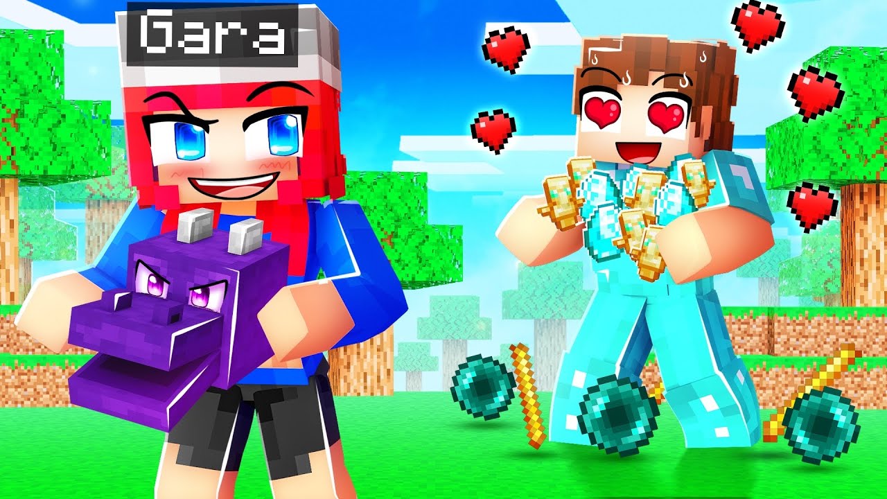 I Became a E GIRL, And He Gave Me FREE STUFF to Speedrun in Minecraft!