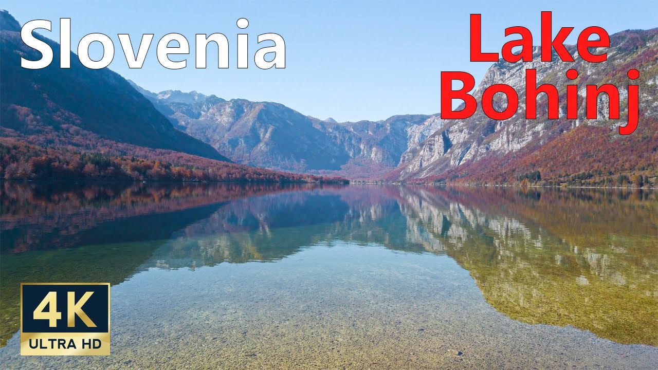 Lake Bohinj Slovenia 🇸🇮 4K Autumn Walking Tour