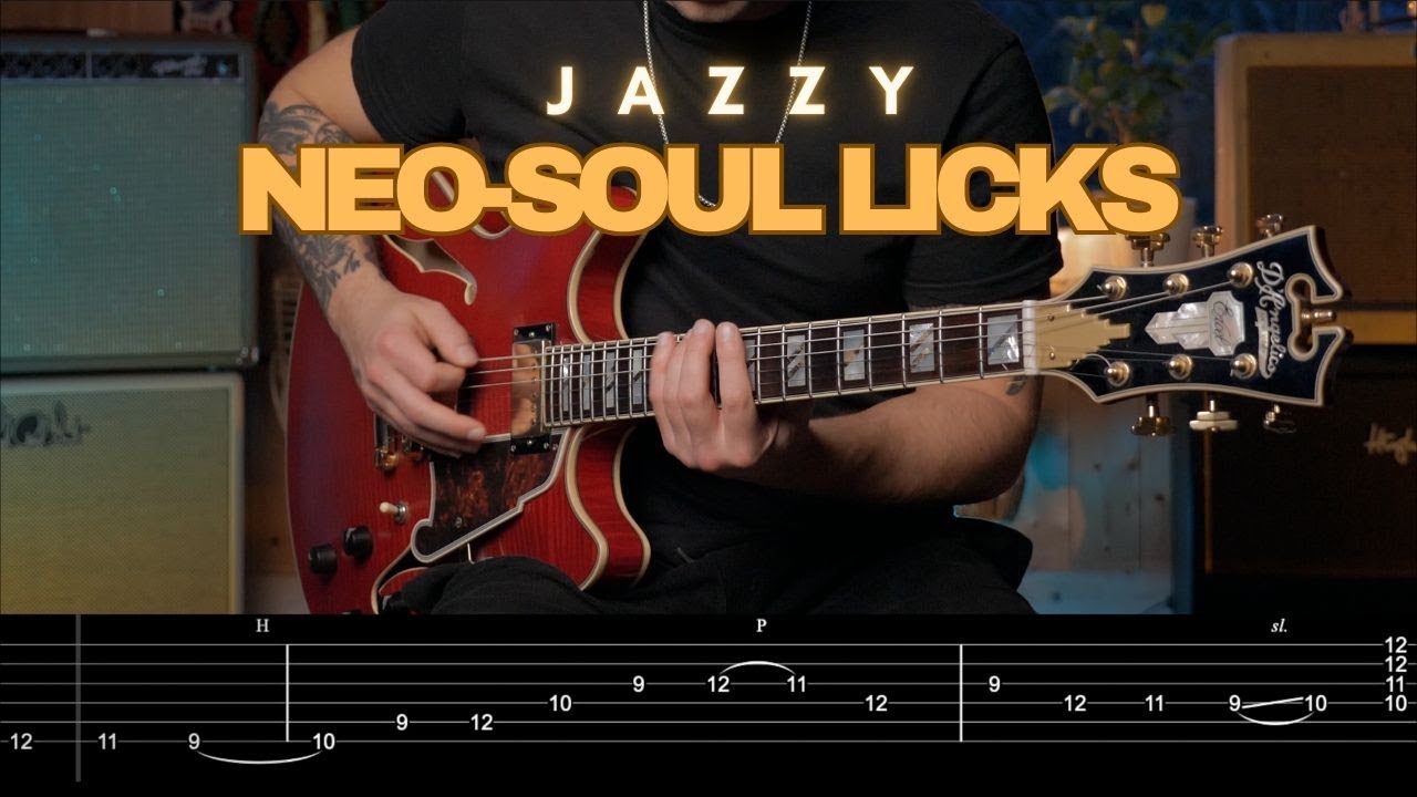 3 Jazz Flavored Neo-Soul Guitar Licks (Pat Martino inspired)