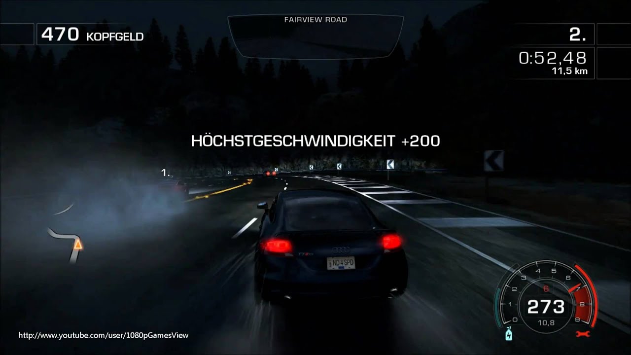 Need for Speed: Hot Pursuit - Gameplay - 1080p - Max Settings - Audi: TT RS - #2