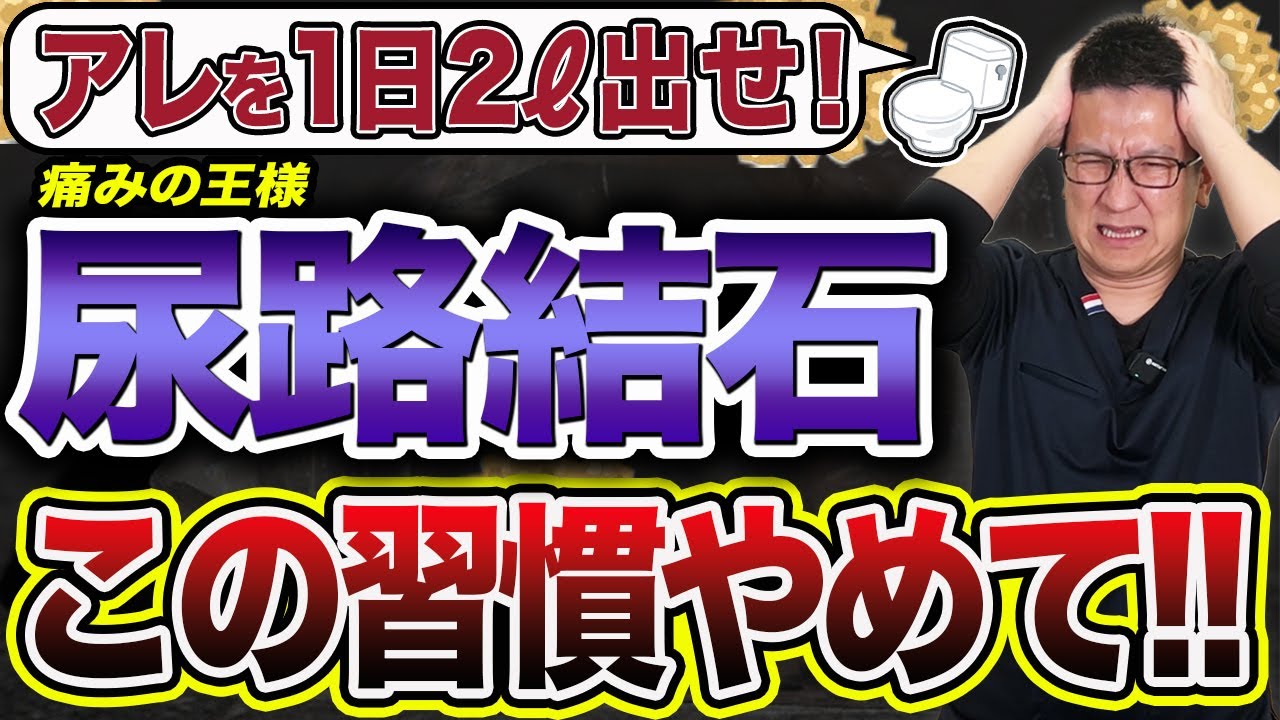【放置厳禁】激痛だけじゃない！ 尿路結石ができる意外な仕組みと 絶対に避けるべき生活習慣