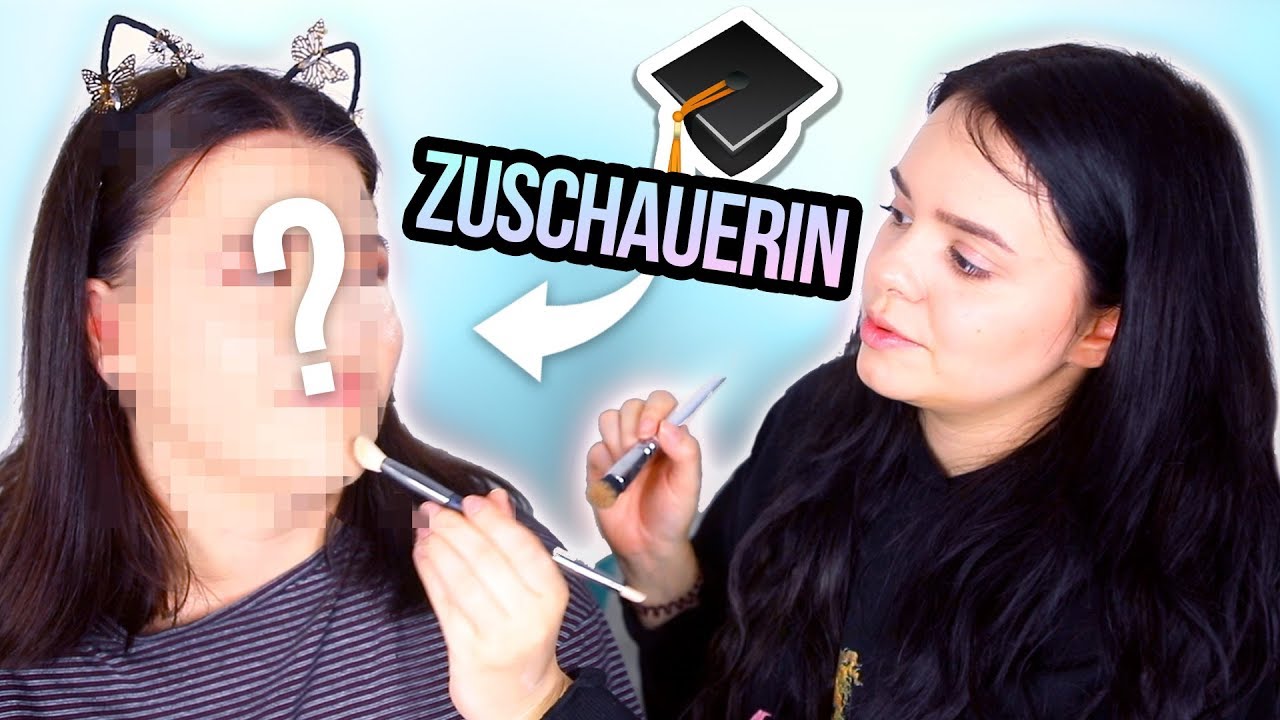 Ich schminke eine ZUSCHAUERIN f&uuml;r ihren ABIBALL! 💜Abschlussball Makeup