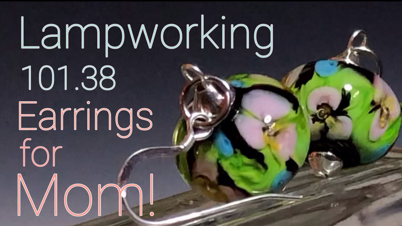 Lampworking / Flameworking - 101.38 - Flower Earrings - demo
