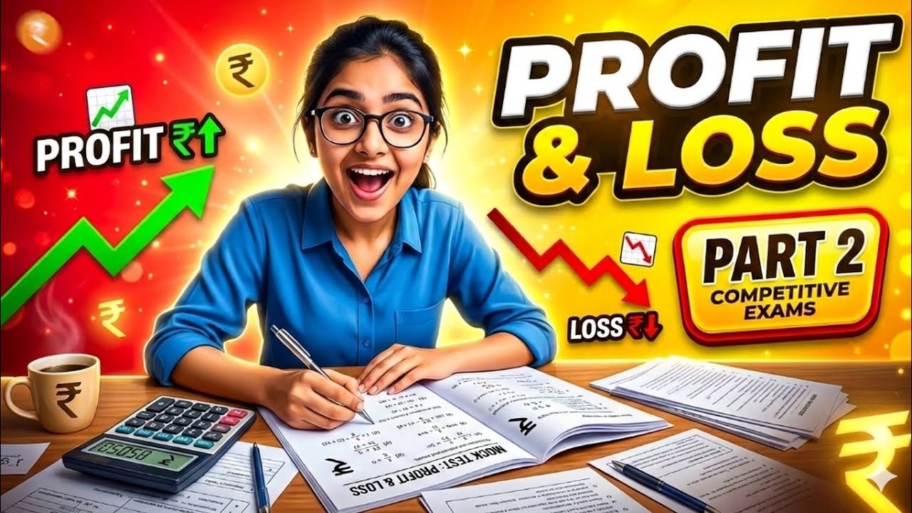 Profit & Loss Basics Explained in Telugu | Part 2 | Competitive Maths