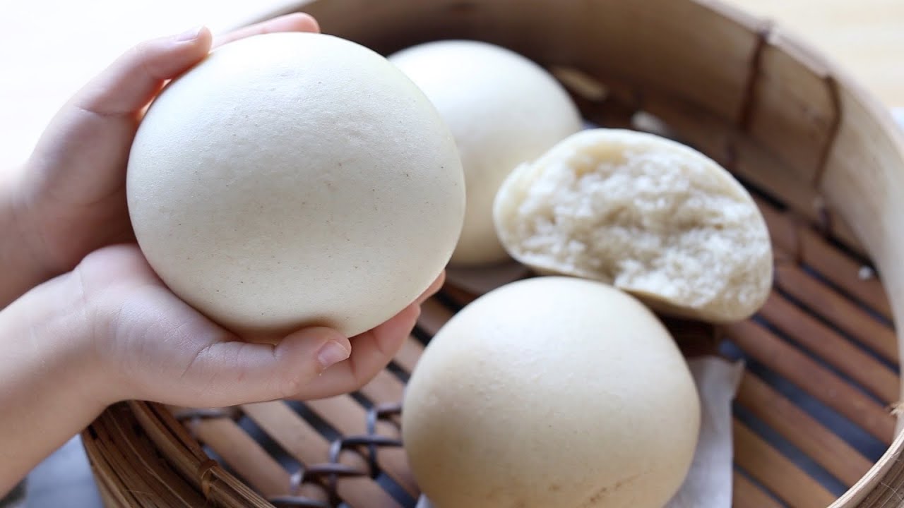 天然酵种馒头——不塌不酸，筋道扎实，个个标志！Sourdough Steamed Buns （Mantou）