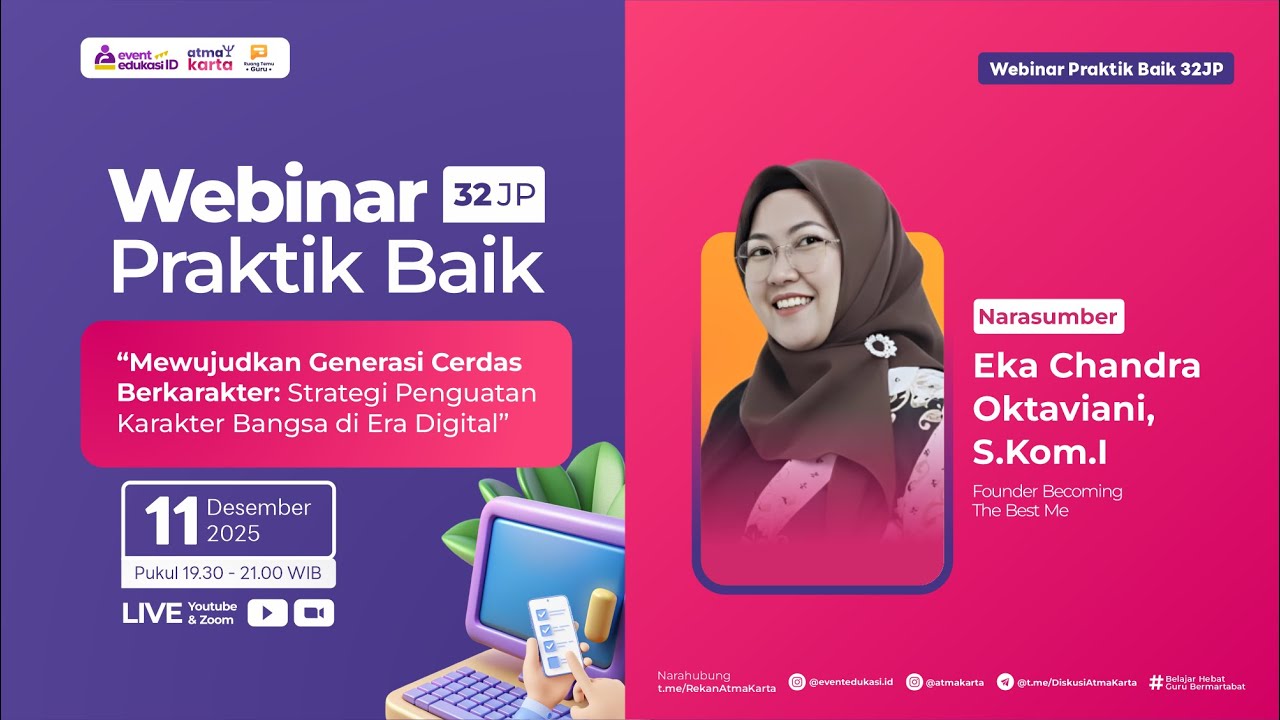 H1: Webinar Mewujudkan Generasi Cerdas Berkarakter - Strategi Penguatan Karakter Bangsa Era Digital