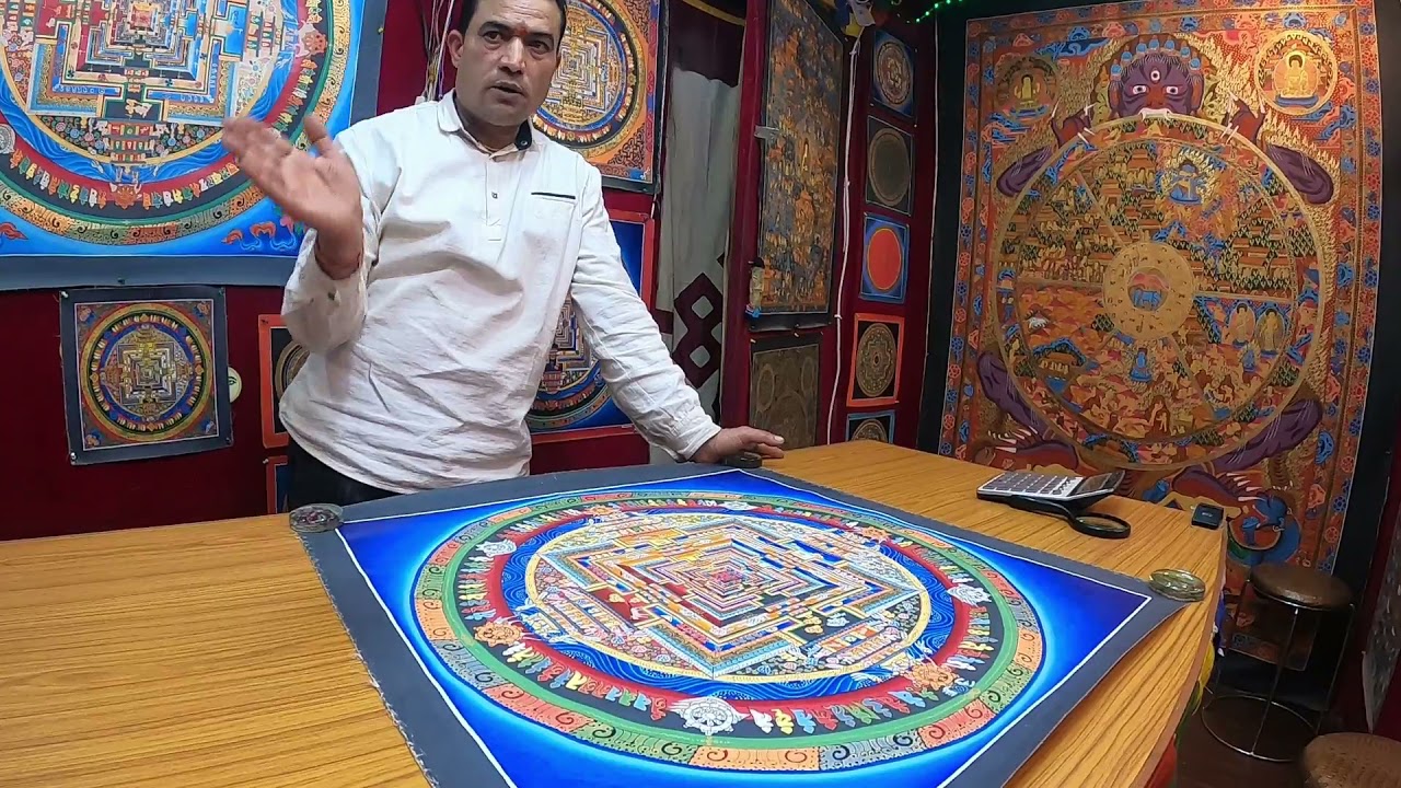 Significance of Mandala in Tibetan Buddhism | Thanka Art Kalachakra Mandala