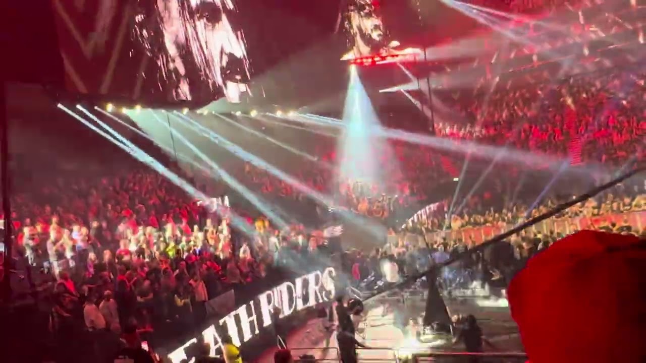 Young bucks and Death Riders Entrance AEW Forbidden Door 