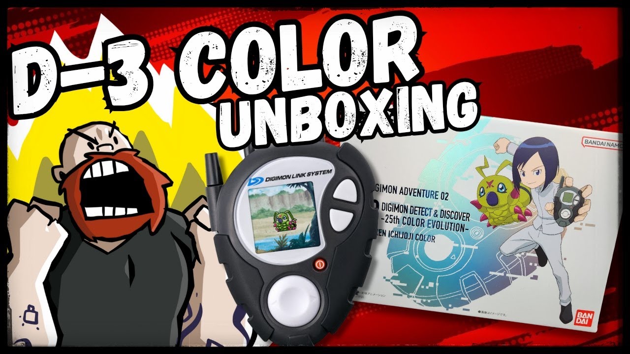 Digimon Adventure 02 D-3 Digivice Color Unboxing And Game Play