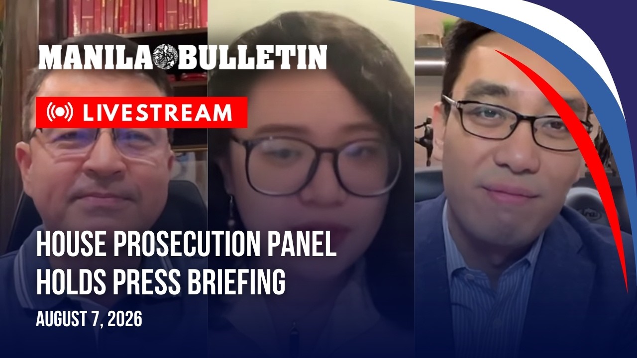 LIVE: House prosecution panel holds press briefing | Aug. 7