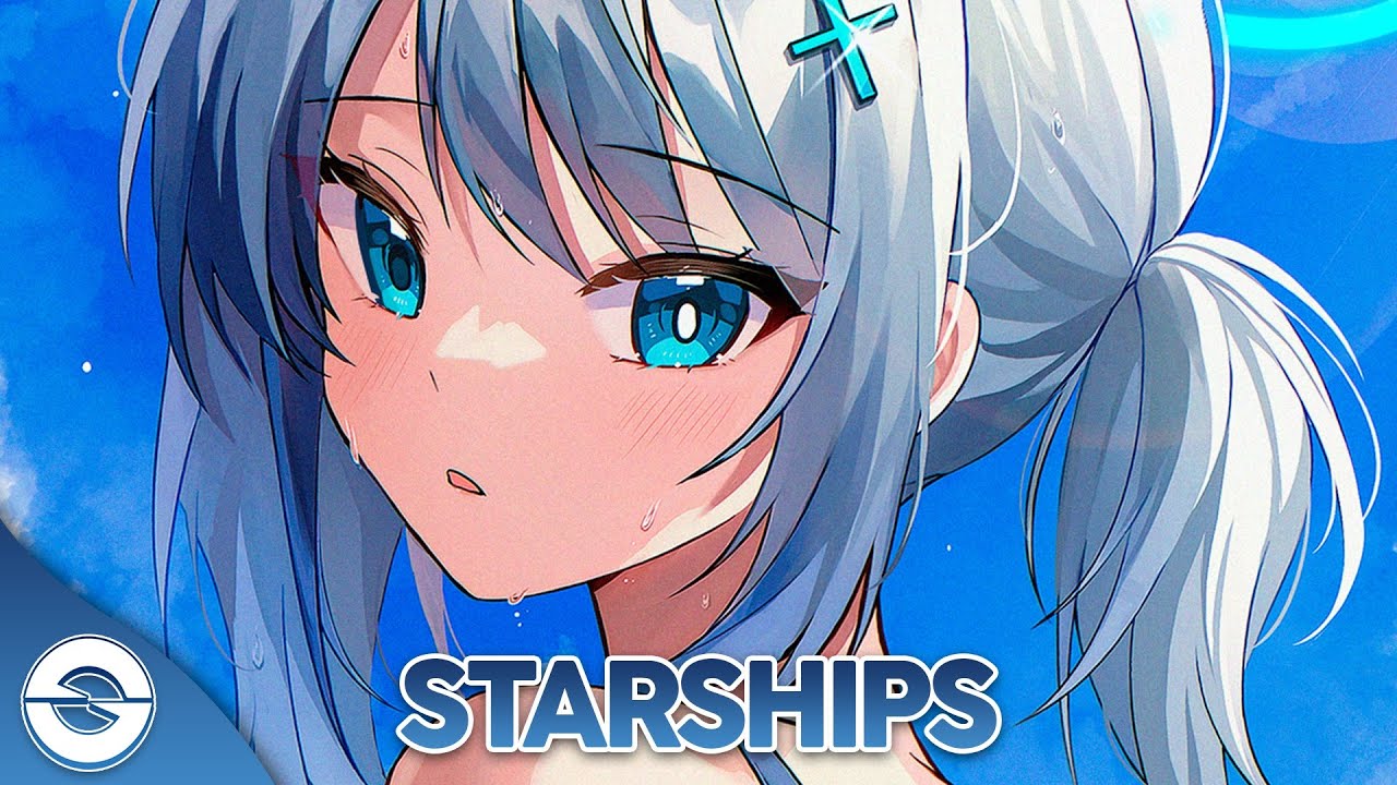 Nightcore - Starships - (Lyrics)