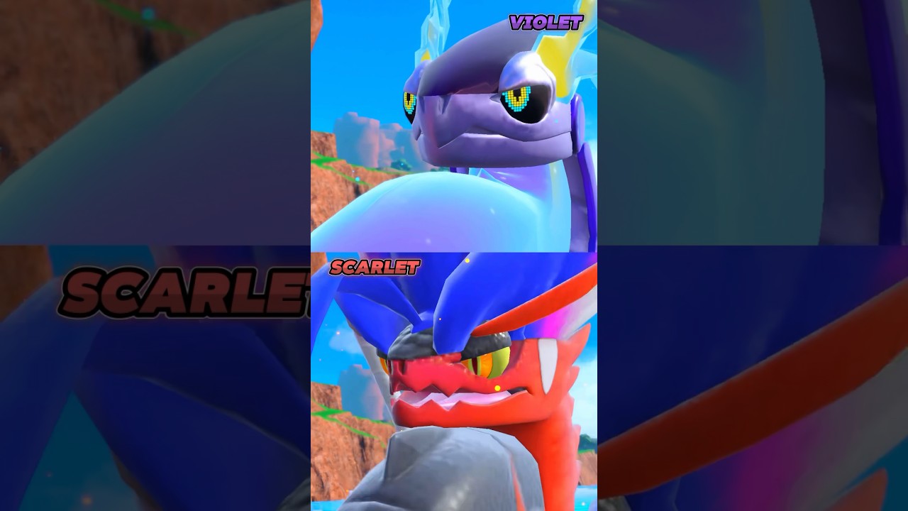 Miraidon & Koraidon Battle Form Cutscene #shorts #pokemon #gaming #pokemonscarletandviolet