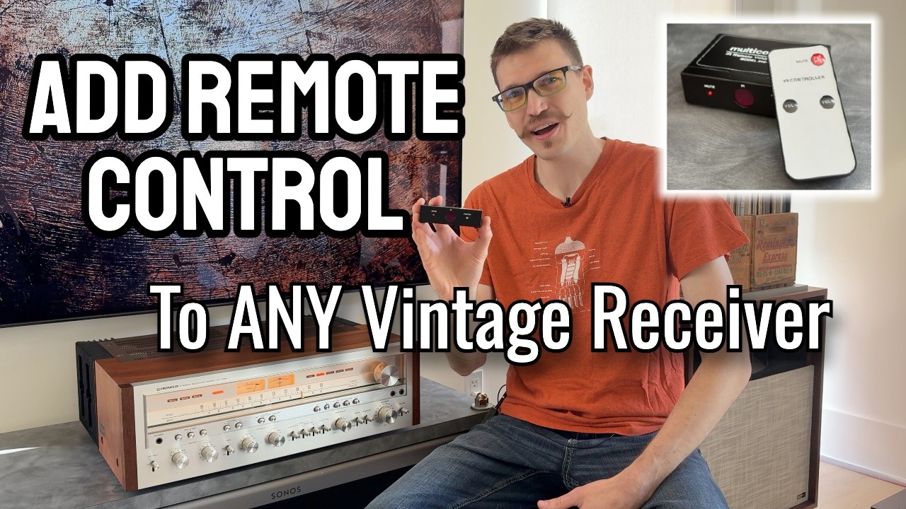Stop Getting Up to Adjust Volume | MultiComp Pro 50-8394 IR Remote for Vintage Receivers